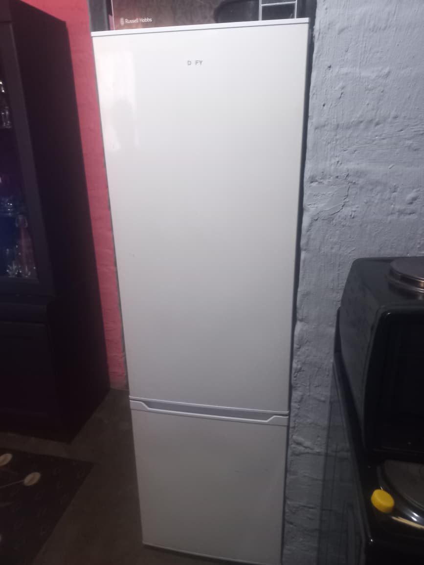 Old fridge before wrapping